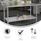 Flash Furniture Reese 430 Stainless Steel 18 Gauge 30-in x 60-in Table w/Adjustable Shelf and 4-in Backsplash NH-WT-3060-GG-B4-GG - alternate 3